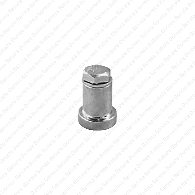 Suporte separador com parafuso para cremalheira dentada
